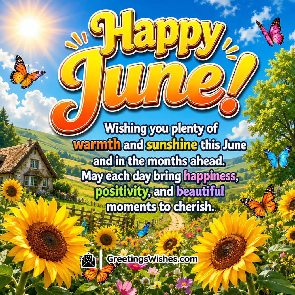 Happy June Month Wishes