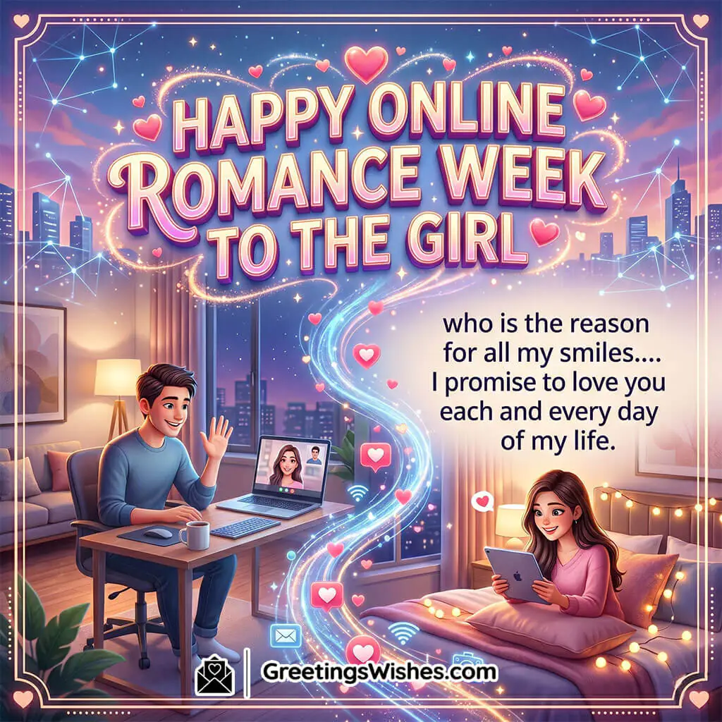 Happy Online Romance Week For Gf