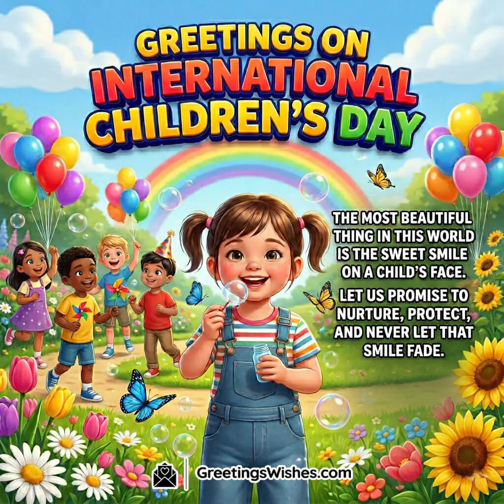 International Children’s Day Greetings