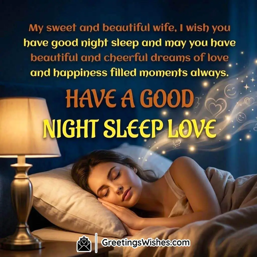 Good Night Messages To Wife