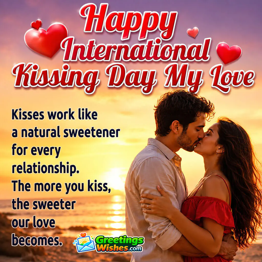Happy International Kissing Day Quote