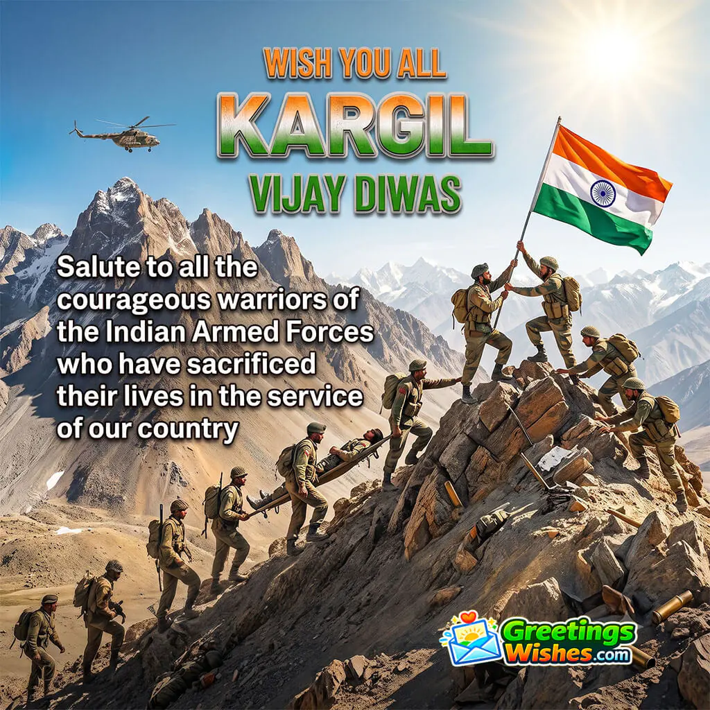 Kargil Vijay Diwas Status Message In English