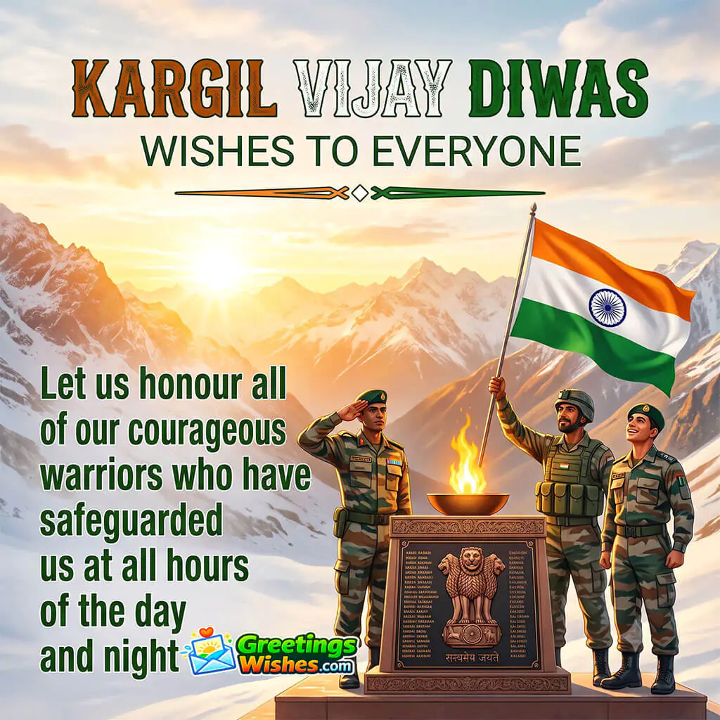 Kargil Vijay Diwas Status Wishes In English