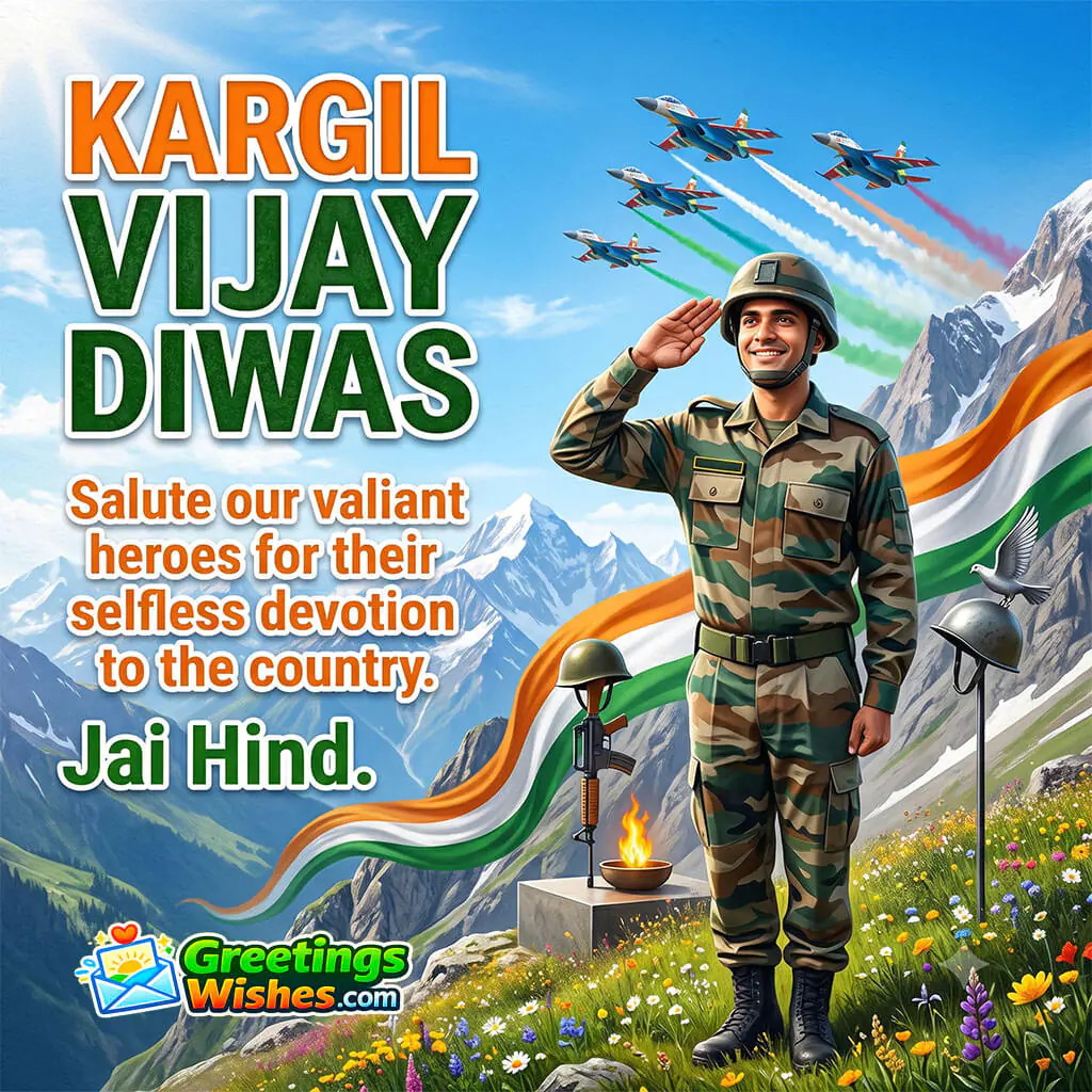 Kargil Vijay Diwas Wishes In English