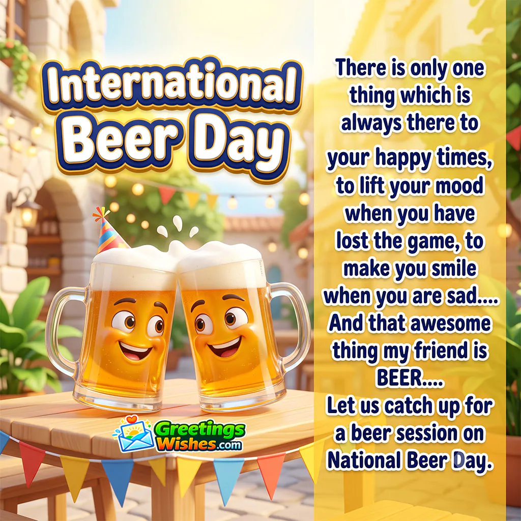 National Beer Day Message