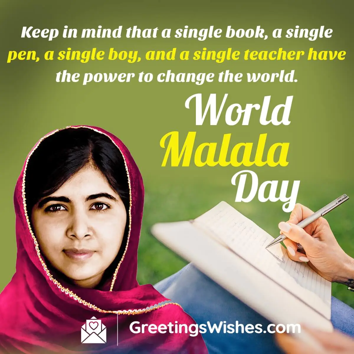 World Malala Day Messages Quotes