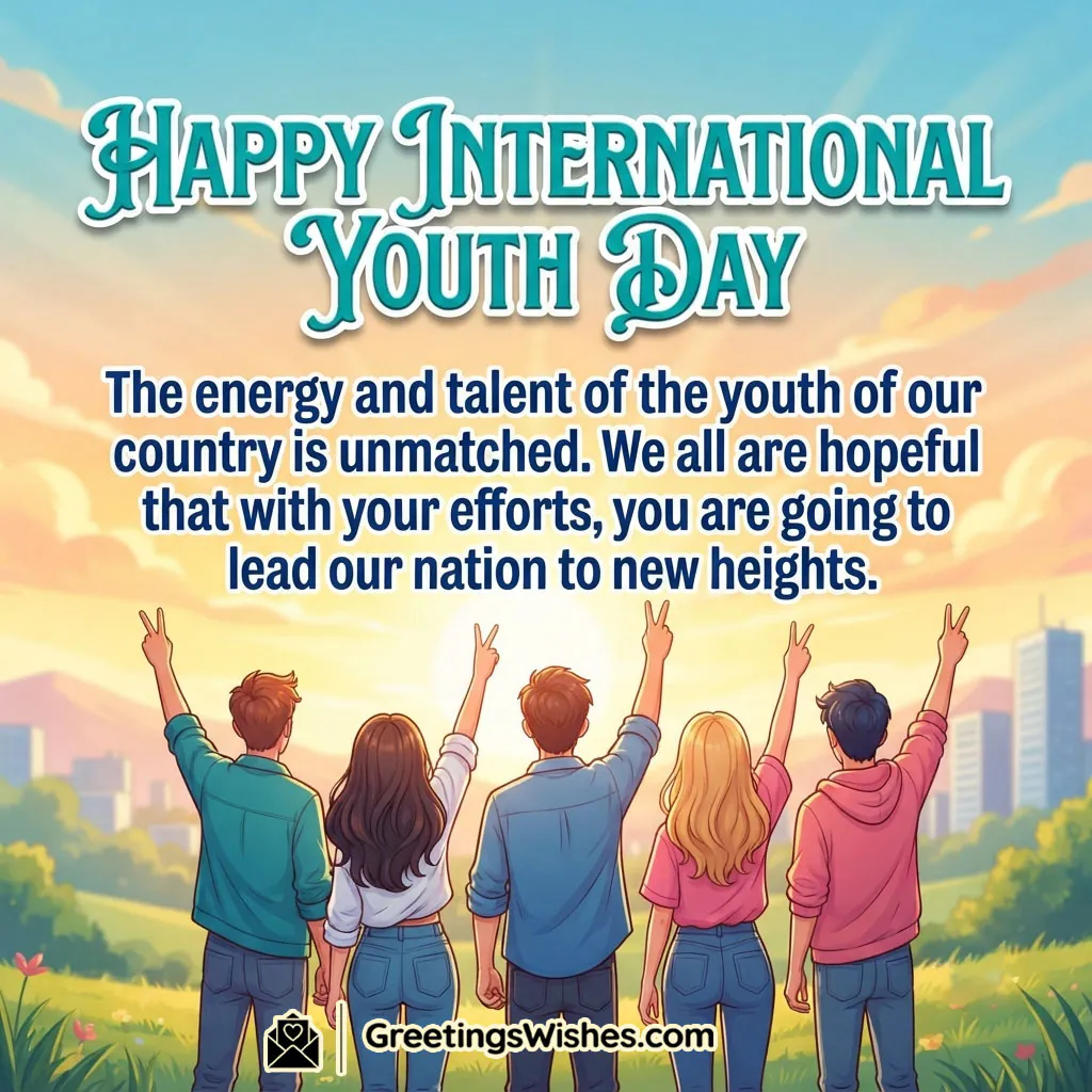 Happy International Youth Day Wishes Message