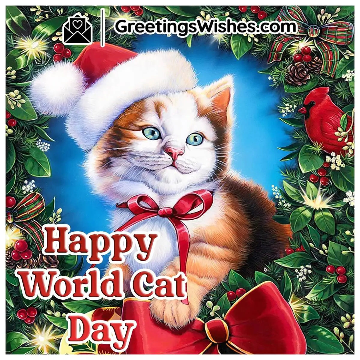Happy World Cat Day Picture