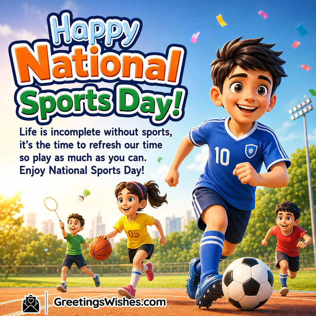 National Sports Day Greeting