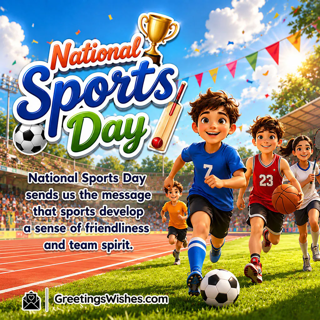 National Sports Day Message Pic