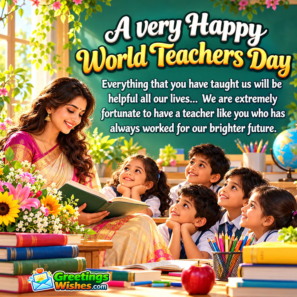 Happy World Teachers Day Wishes Messages