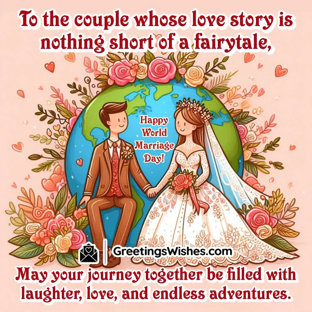 Happy World Marriage Day To Married Couple