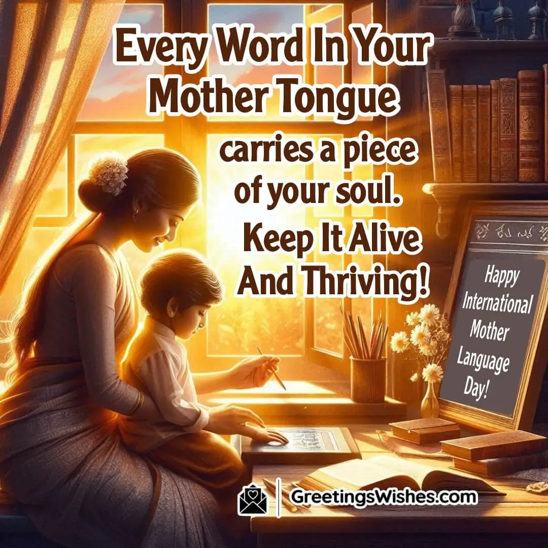 International Mother Language Day Wish Image