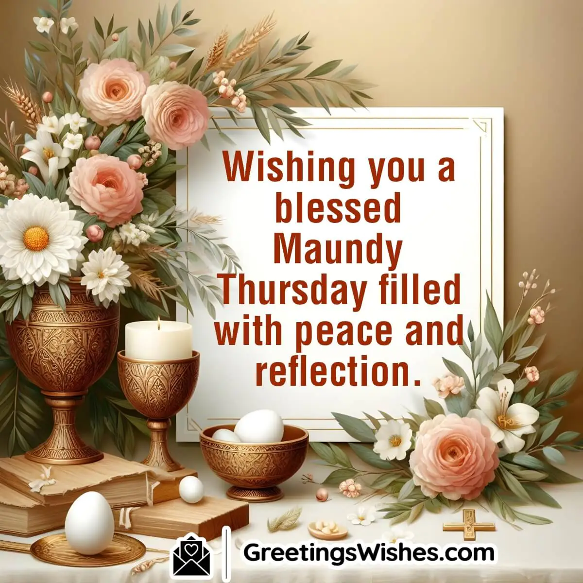 Maundy Thursday Wish Image