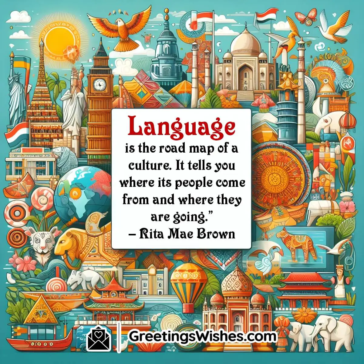 English Language Day Quote