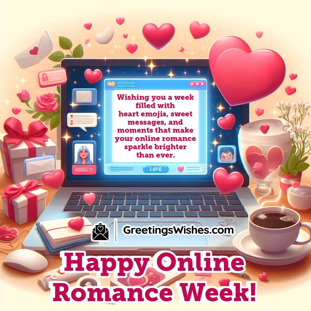 Happy Online Romance Week Wish