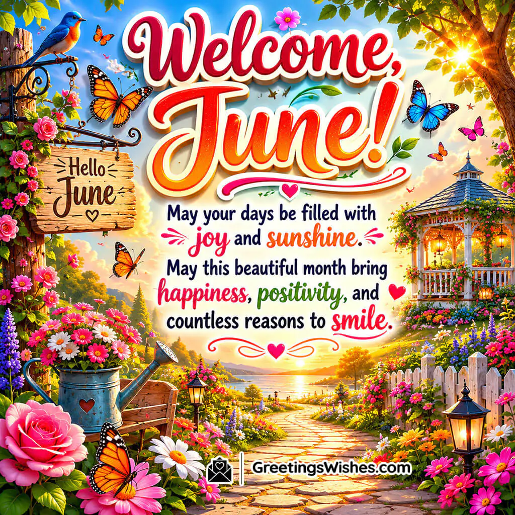 Welcome June Wish Image