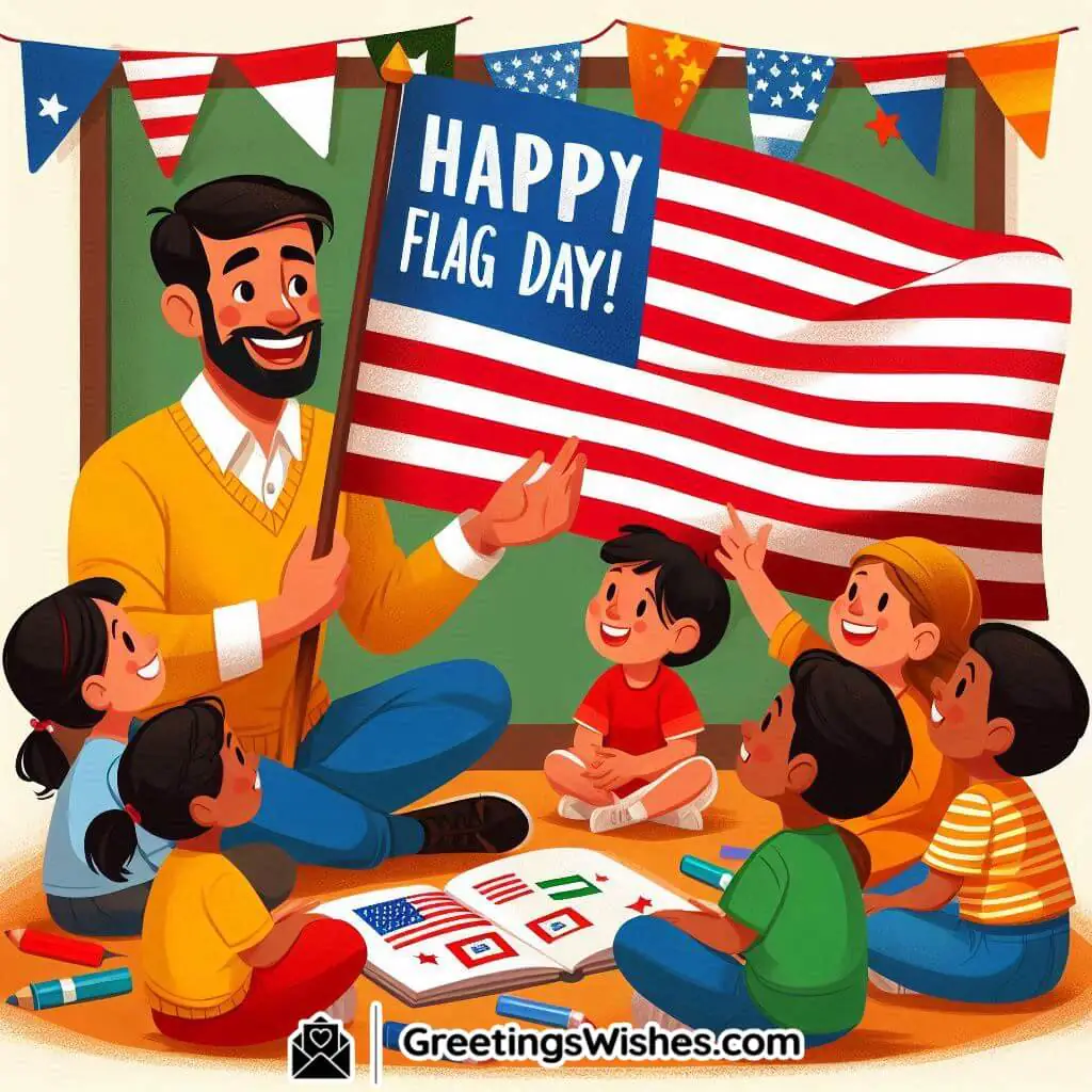 Happy Flag Day For Kids