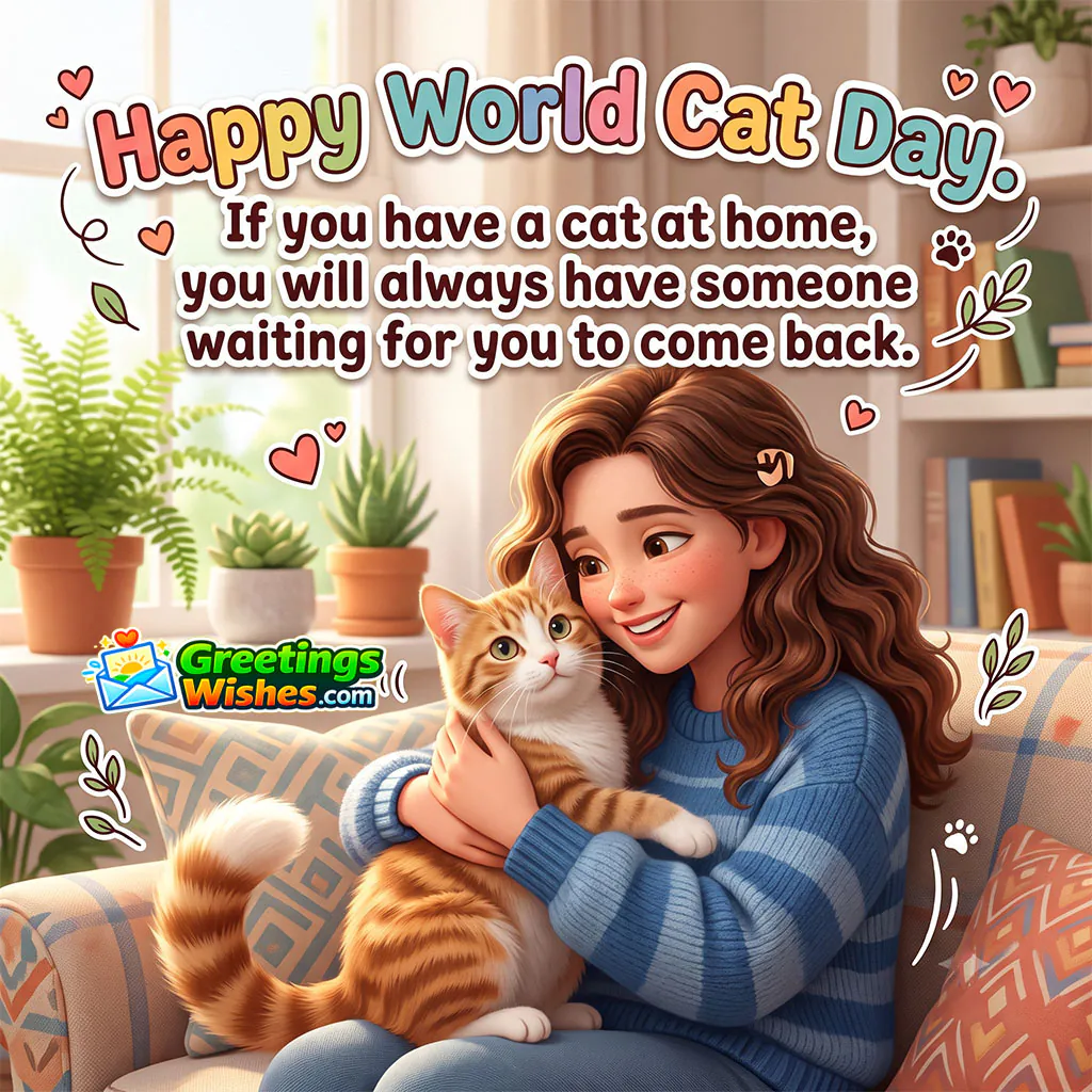 Happy International Cat Day Pic