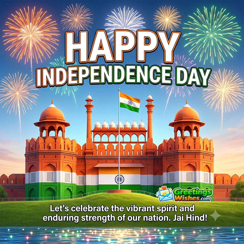 Happy Independence Day Vibrant Spirit And Enduring Strength