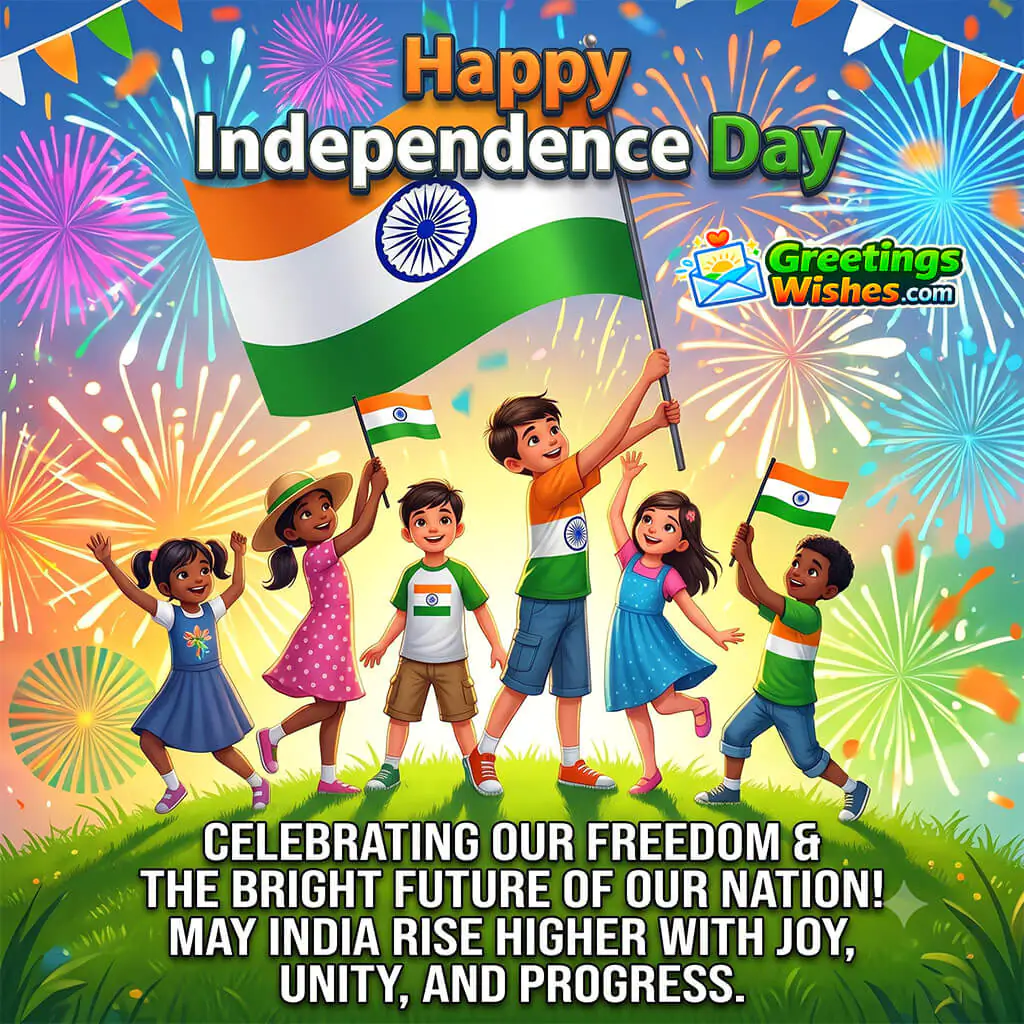 Happy Independence Day Freedom And Bright Future Of Our Nation