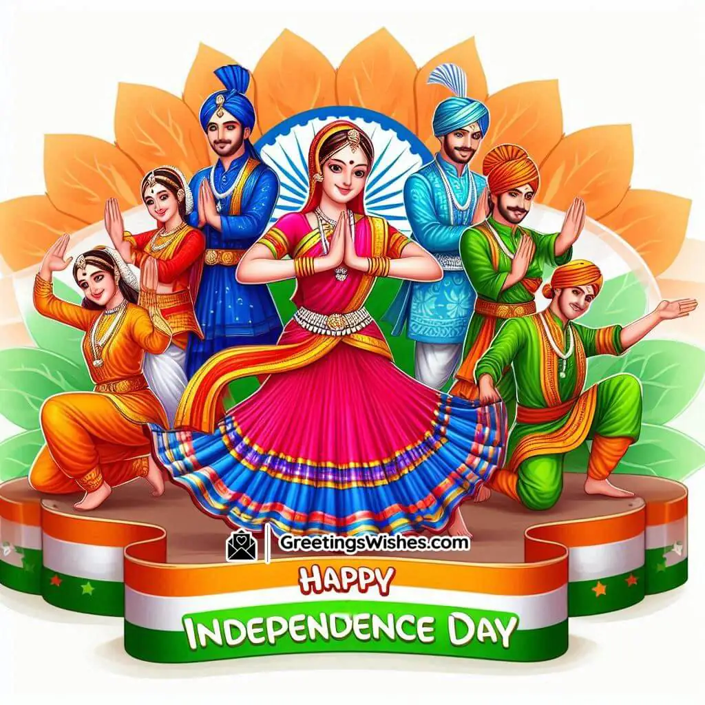 Happy Independence Day Traditional Dance