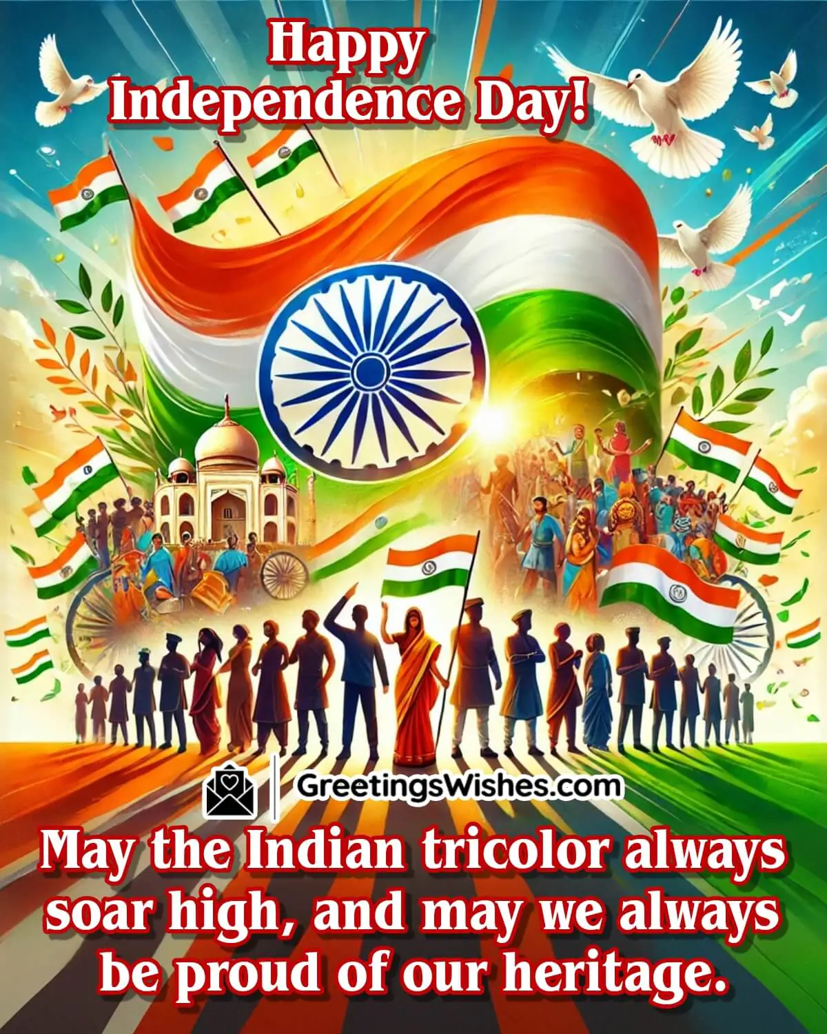 Happy Independence Day Wish Picture