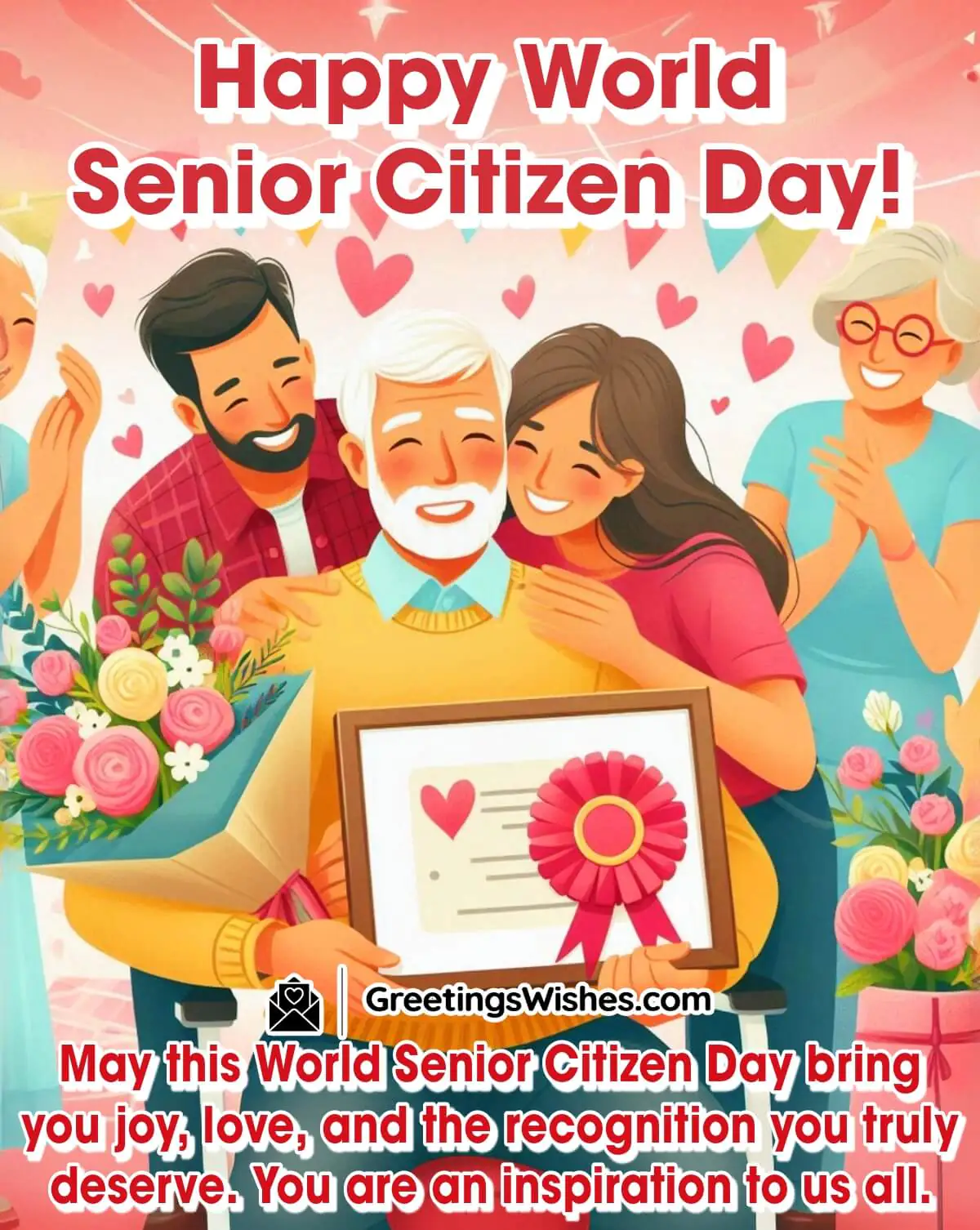 Happy World Senior Citizen Day Message