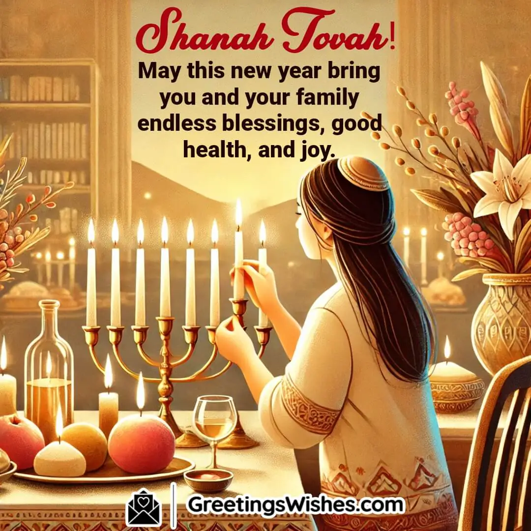 Shanah Tovah Blessings Image