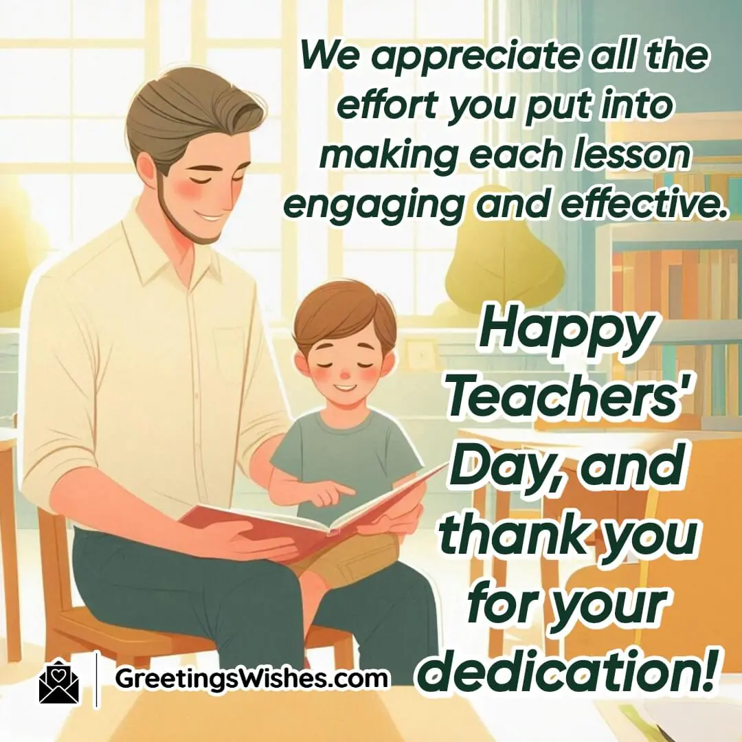 Teachers Day Wish From Parents
