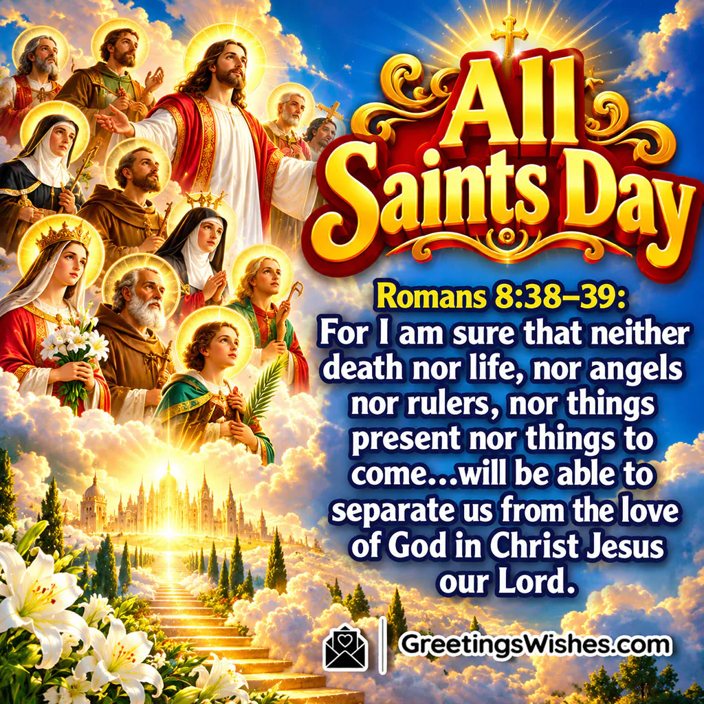 All Saints Day Bible Verses