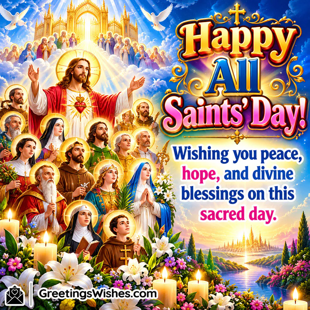 Peaceful Blessings All Saints’ Day Wish
