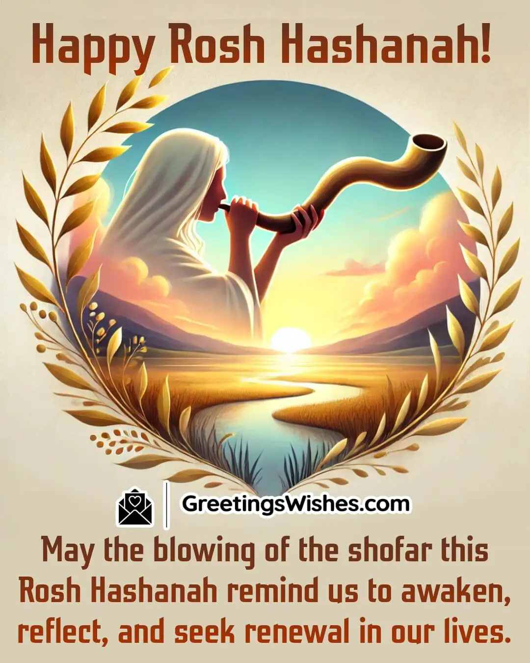 Rosh Hashanah Reflection Renewal Image
