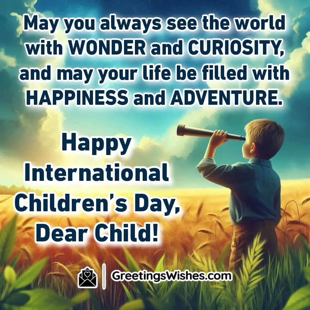 Happy Children’s Day Wishes From Parents