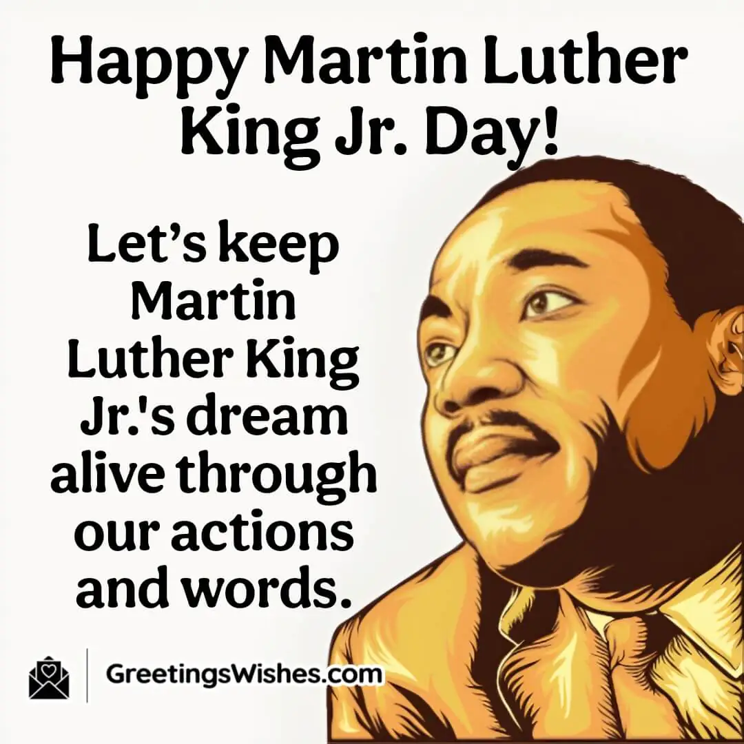 Happy Martin Luther King Jr. Day Messages
