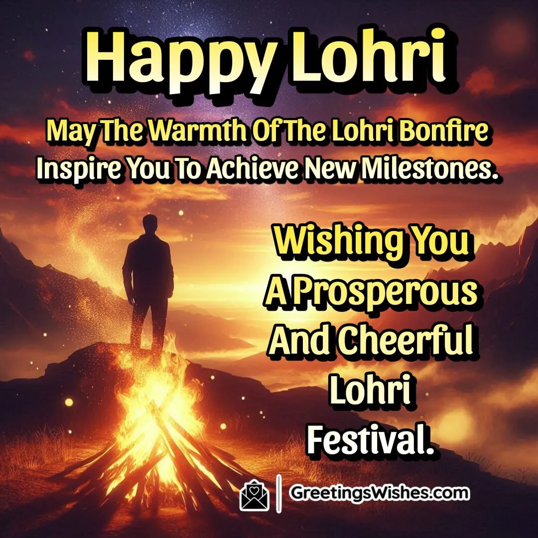 A Lohri bonfire symbolising warmth and inspiration for achieving new milestones.