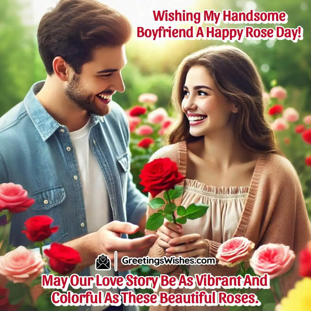 Happy Rose Day Wish For Boyfriend