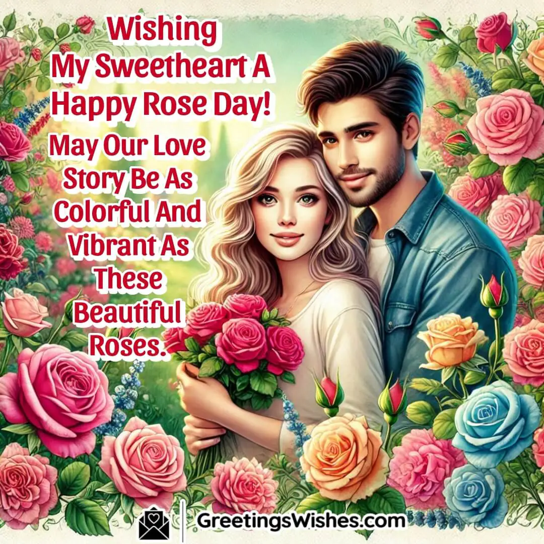 Happy Rose Day Wish For Girlfriend