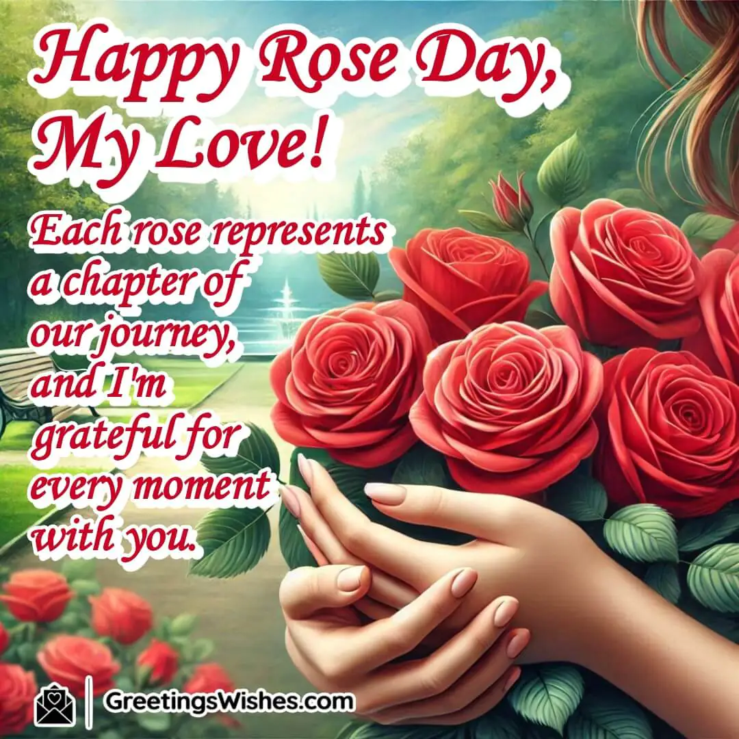 Happy Rose Day Wish For Husband