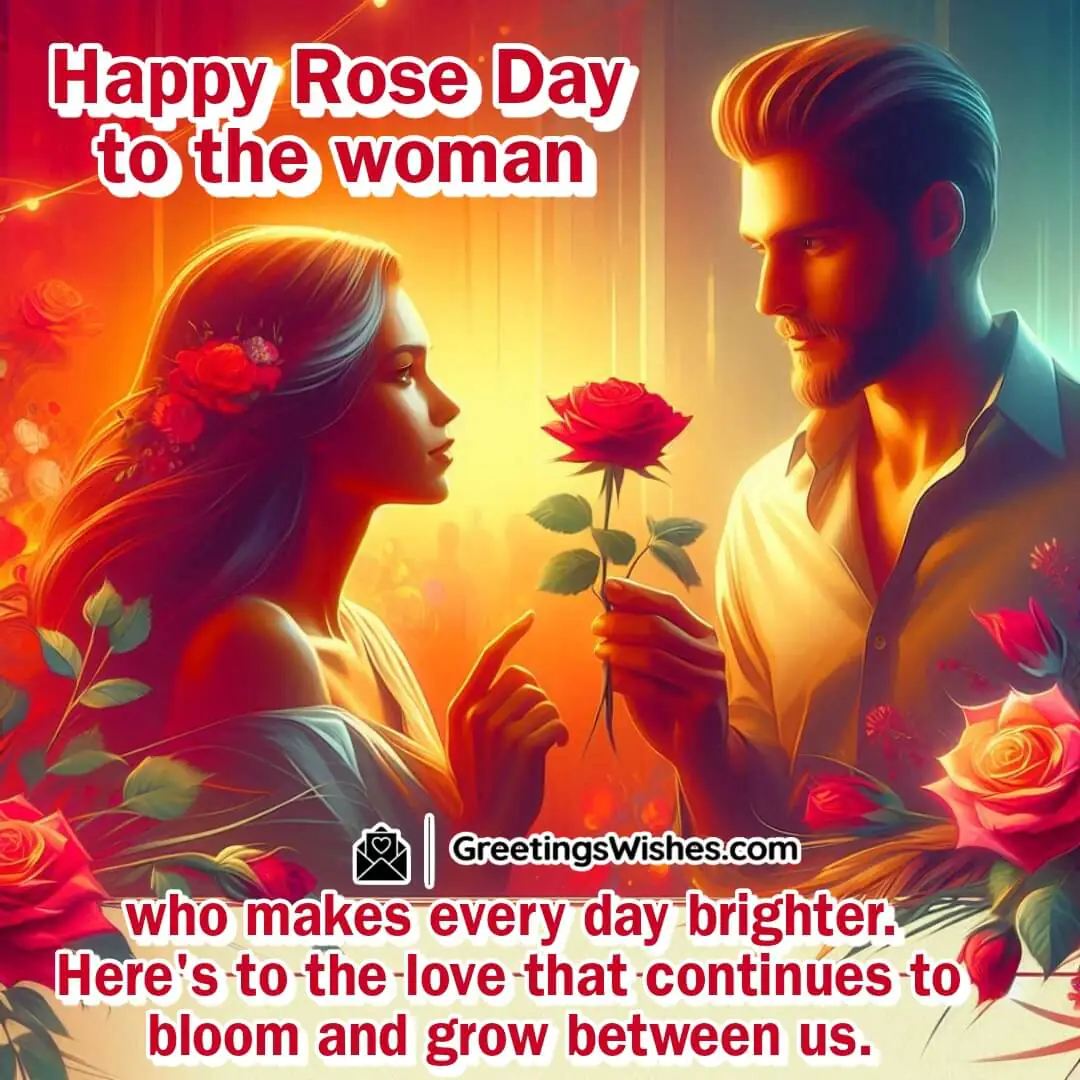 Happy Rose Day Wish For Wife