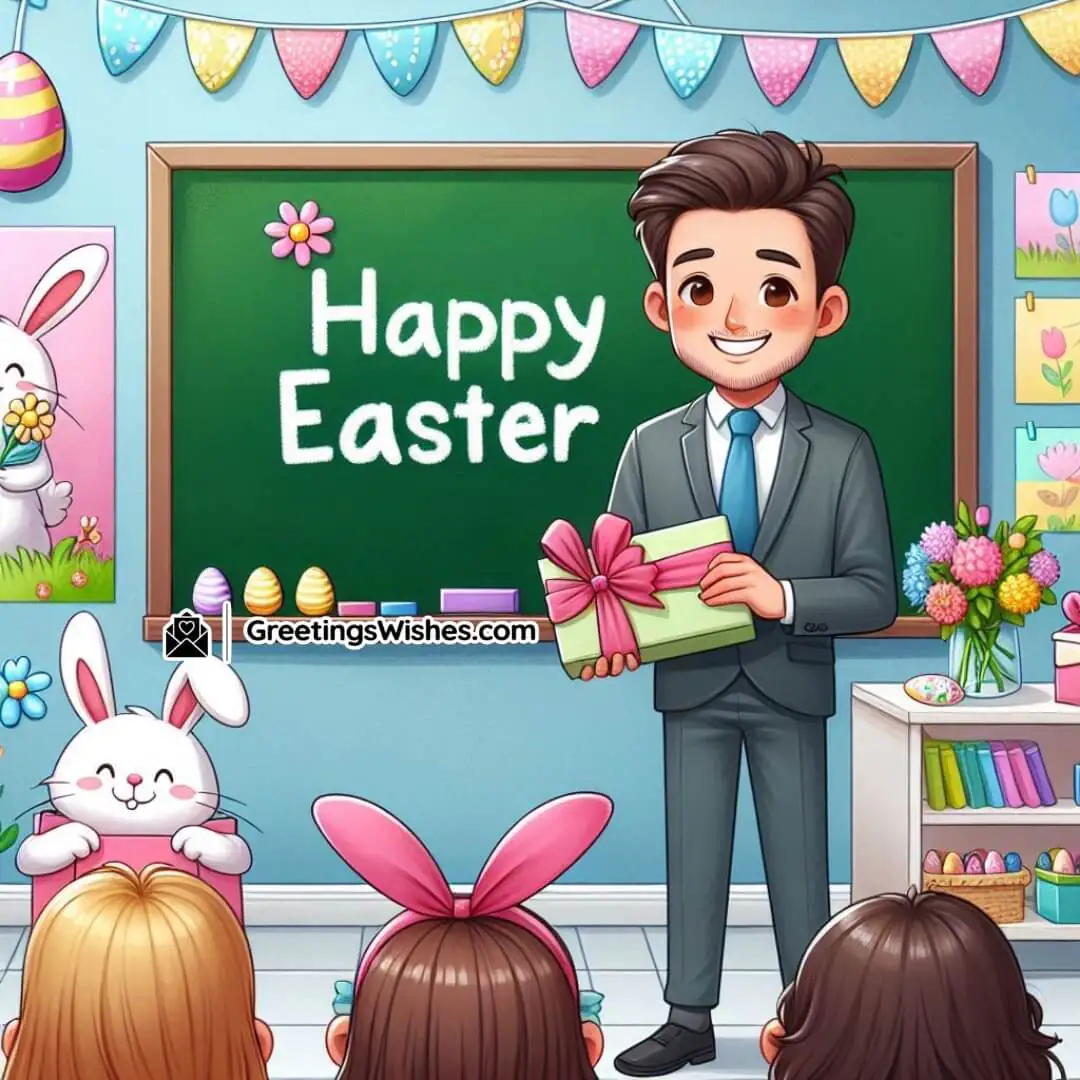 Happy Easter Card For Teachers