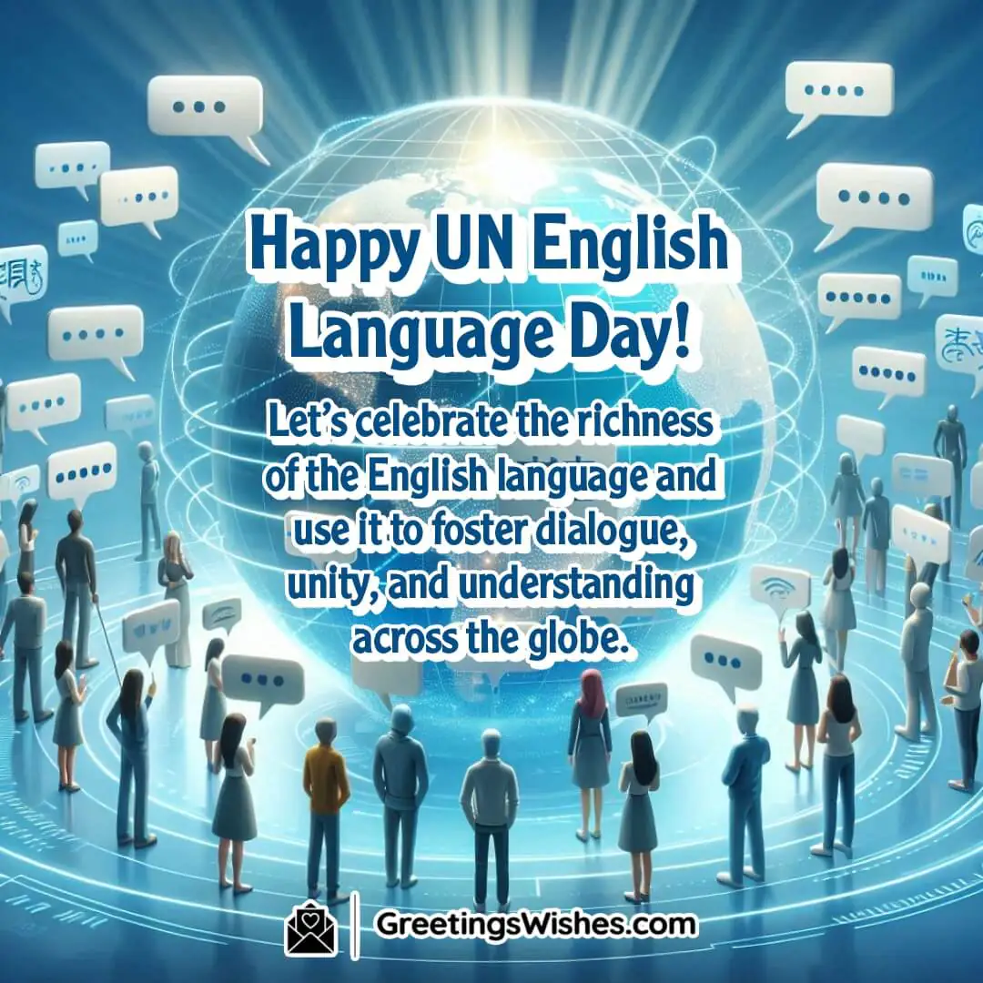 UN English Language Day featuring diverse cultures around the globe, symbolizing English as a language of unity and dialogue.