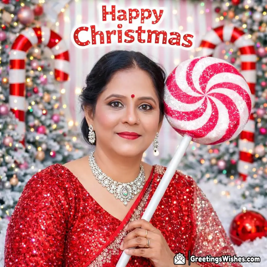 Customised Christmas Portrait Photo